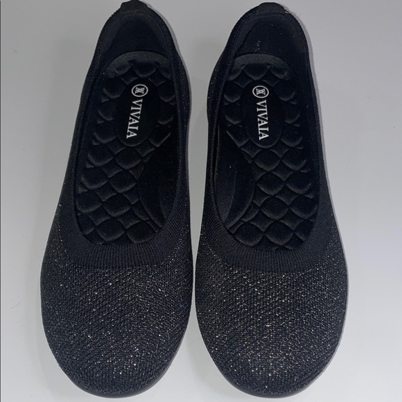 Vivaia Claire Round Toe Ballet Flat Black size 39 8.5 Washable Comfortable shoes - Picture 6 of 9